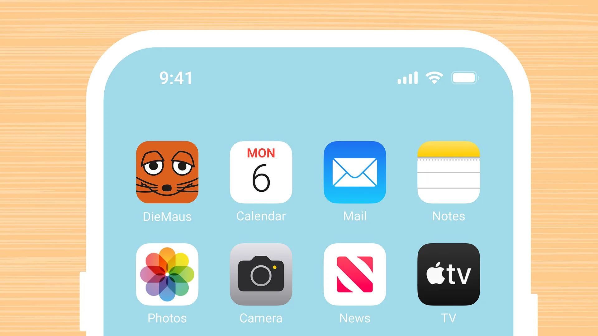 Ansicht der Maus App für den WDR. Konzept, Design Programmierung von Machbar.
