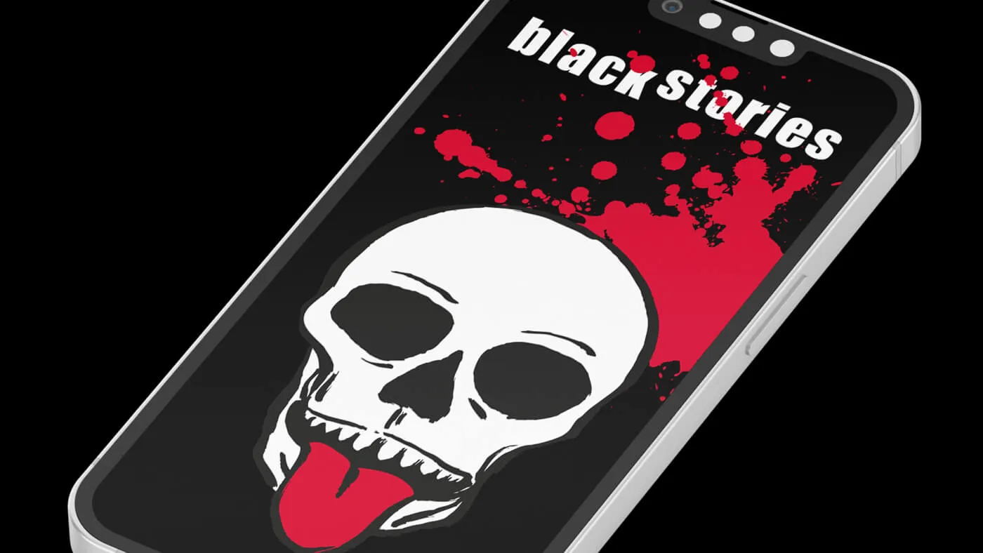 App Design und App Entwicklung für blackstories von Machbar.