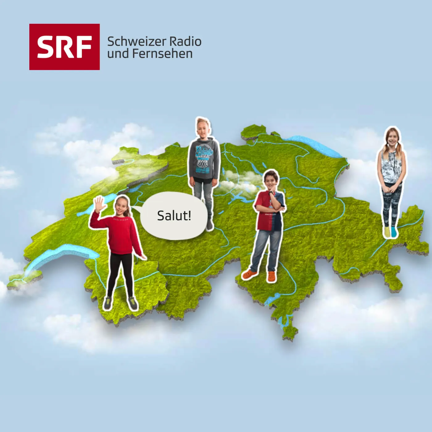 Online Lernspiel &quot;4 Sprachen zum Dessert&quot; für den SRF. Design, Konzept und Programmierung von MAchbar